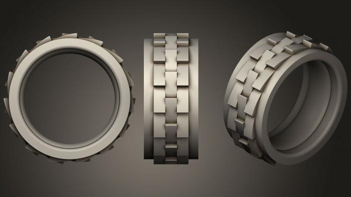 نموذج ثلاثي الأبعاد لآلة CNC الأشكال الهندسية 3D خاتم الزواج